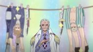 Tsuru's Devil Fruit power as seen in One Piece (Image Source: Toei Animation)